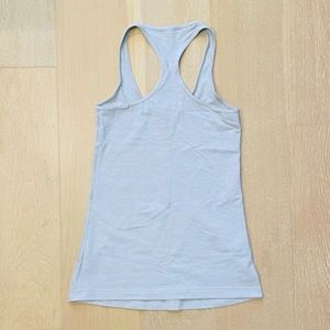 Lululemon Cool Racerback Light Gray Sz 6